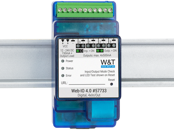 W&T 57733 Web-IO 4.0 Digital 4xIn/Out