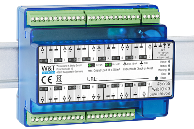 W&T 57756 Web-IO 4.0 Digital Logger 16xIn/Out